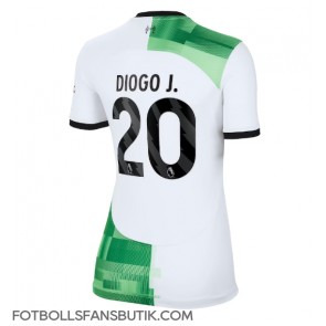 Liverpool Diogo Jota #20 Replika Bortatröja Damer 2023-24 Kortärmad